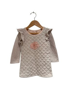 Billieblush Quilted Pink Dress w/ Metallic Threading - size 2